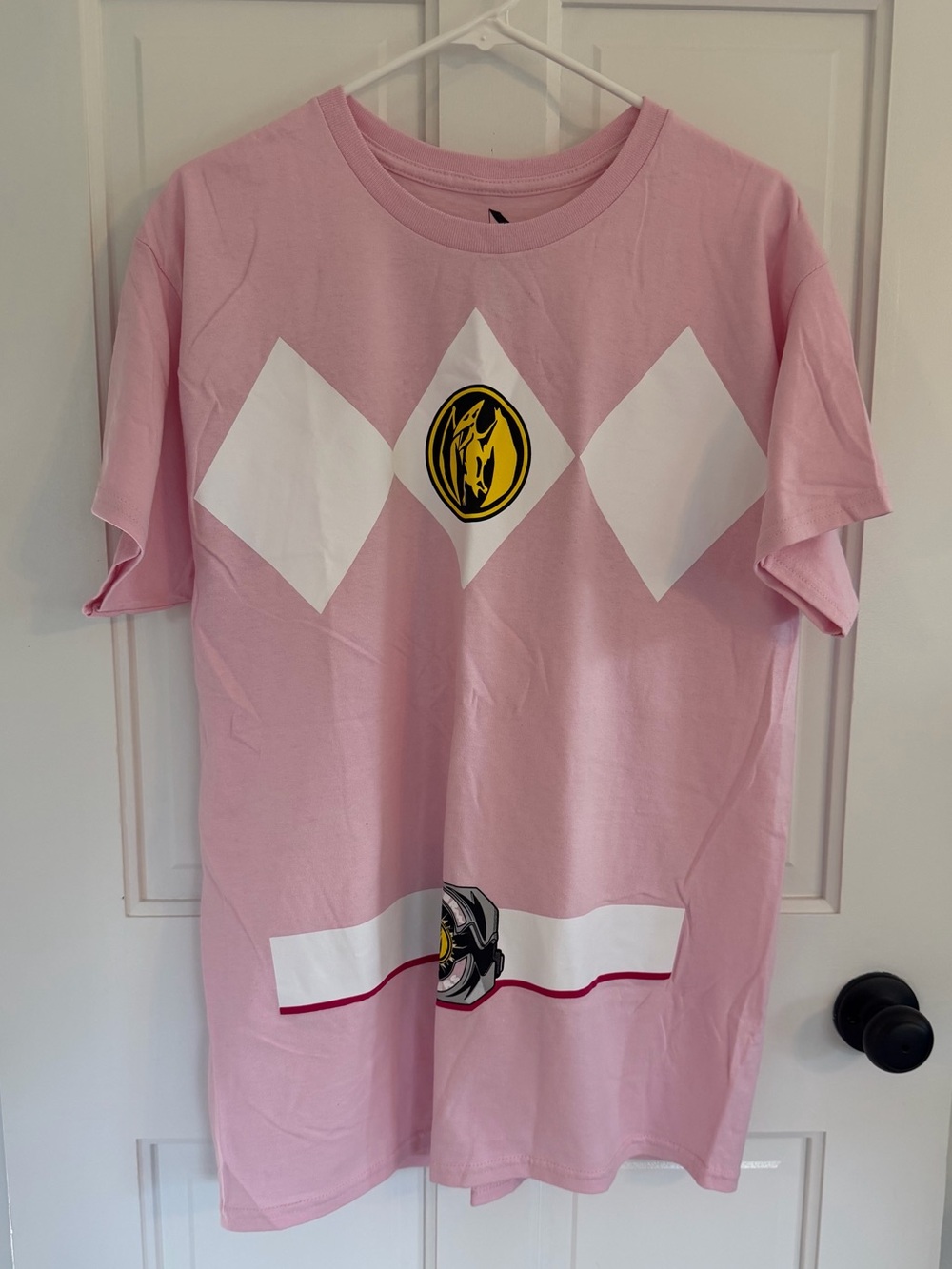 Mighty Morphin Power Rangers Pink Ranger Costume Graphic Tee Large